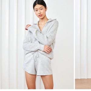 Quince quarter zip sweater